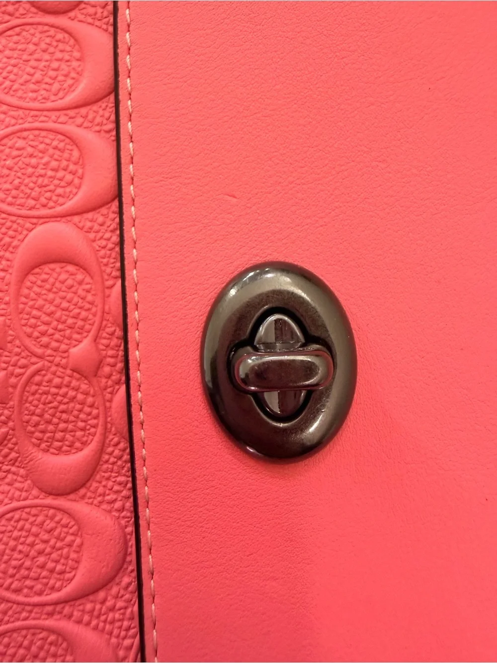 Coach Salmon/Pink Crossbody Bag